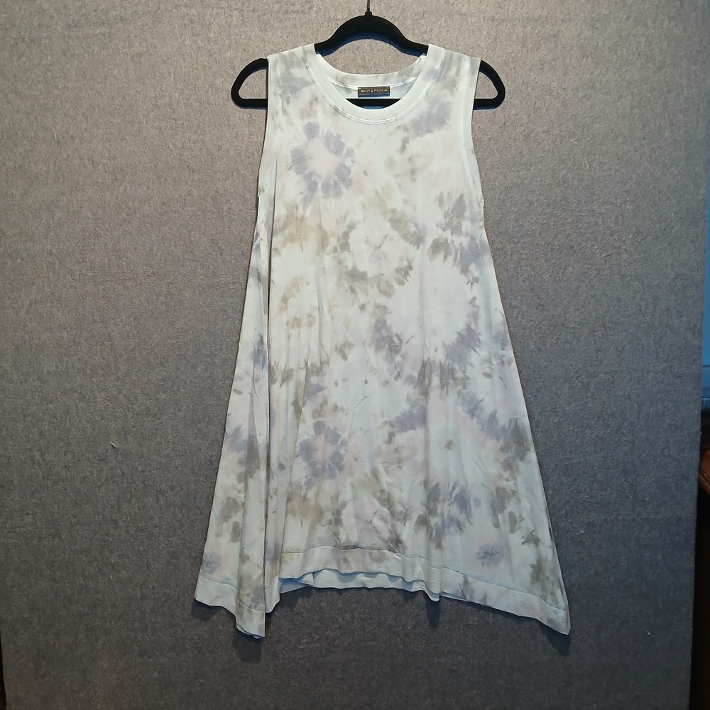 Nally + Millie USA Sz S Tunic Soft Tie Dye beach hippie boho coastal